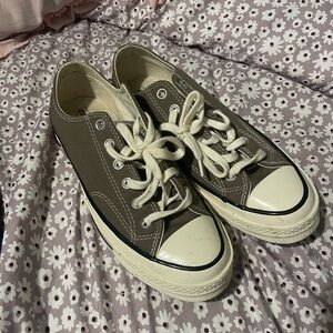 Converse Beige Canvas Sneakers